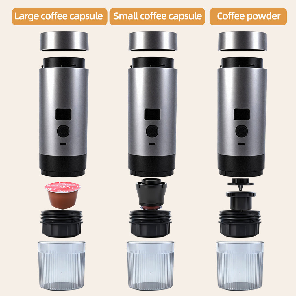 Portable Capsule Coffee Machine Rechargeable With USB-C Connector